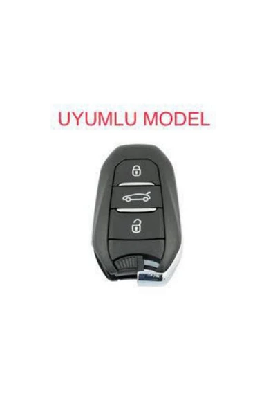 Peugeot 208 308 508 3008 5008 Anahtar Kılıfı Anahtarsız Çaliştırma 2.resime Bakınız - Resim 2