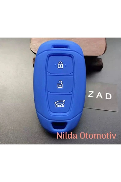 Hyundai Elantra Kona I30 Ix35 Accent Santa Fe Silikon Anahtar Kılıfı Anahtarsız Çalıştırma ürün görseli
