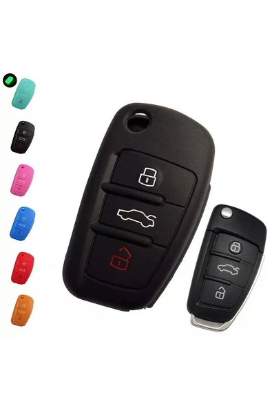 Audi A2 A3 A4 A6 Q3 S3 Q7 Rs4 S6 Tt Allroad Anahtar Kılıfı ürün görseli