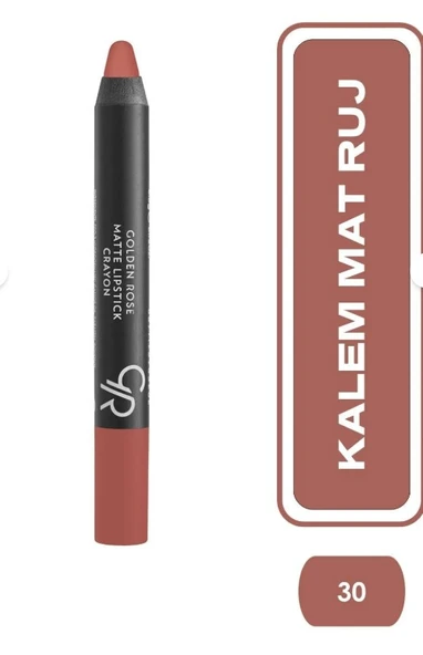 Golden Rose Matte Lipstick  Crayon No:30 - 1