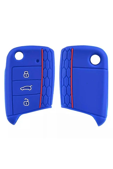 Skoda Fabia Octavia Superb Slikon Anahtar Kılıfı - Resim 2