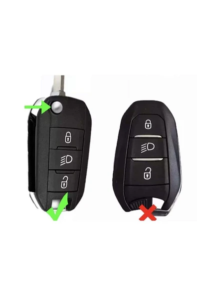 C3 C4 C5 Cactus Berlingo Silikon Anahtar Kılıfı - Resim 2