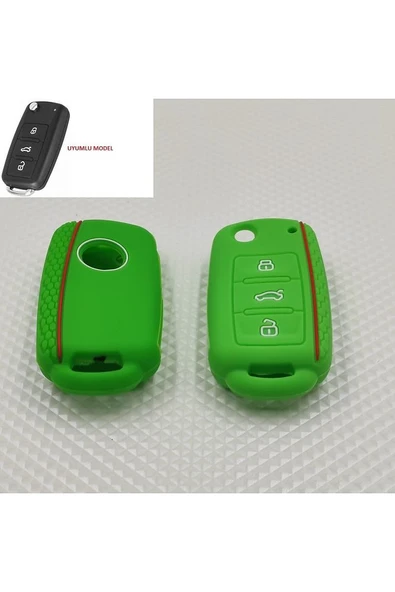 Volkswagen Anahtar Kılıfı Silikon 3 Tuş (oem) ürün görseli