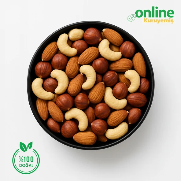 Online Kuruyemiş Çiğ Lüx Karışık Kuruyemiş 500 gr ürün görseli