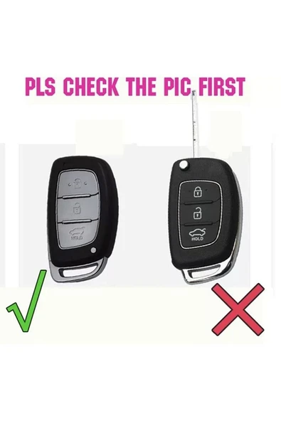Hyundai Bayon Elantra Accent Ix35 I10 I20 I30 I40 Tucson Model Anahtar Kılıf 2.resime Bakınız - Resim 2