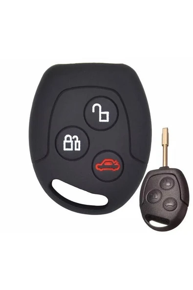 Ford Fiesta Mondeo Focus Transit Fusion Silikon Anahtar Koruma Kılıfıdır ürün görseli