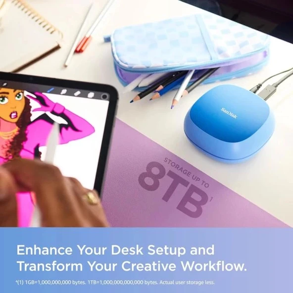 SanDisk Creator Usb 3.2 Gen SSD Masaüstü Sürücüsü - Resim 3