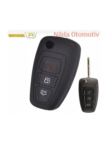 Focus Mondeo Transit Ranger C-max S-max Galaxy Silikon Anahtar Kılıfı ürün görseli