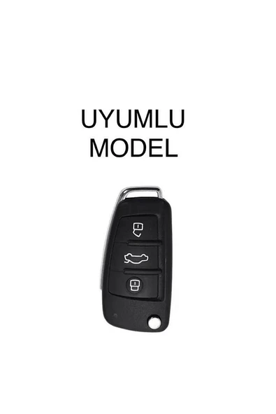 Audi A1 A3 8p 81 A4 A5 B6 B7 B8 A6 A7 C5 C6 4f Q3 Q5 Q7 8v Anahtar Koruma Kılıf 2.resime Bakınız - Resim 2