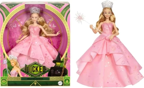 Mattel Universal Wicked Deluxe Glinda Moda Bebeği ve Aksesuarları - 2