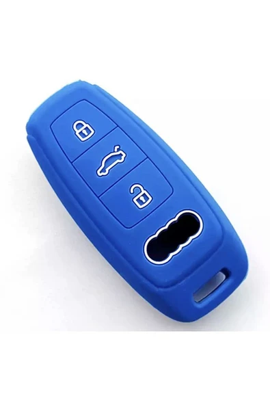 Audi A3 2021 A6l A7 A8 Q8 E Tron C8 D5 Anahtar Kılıfı Mavi ürün görseli