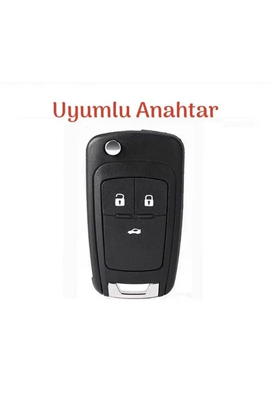 Opel *ürün Kılıftır Kasa Değildir* Astra Corsa Mokka Insignia Chevrolet Anahtar Kılıfı Gri - Resim 2