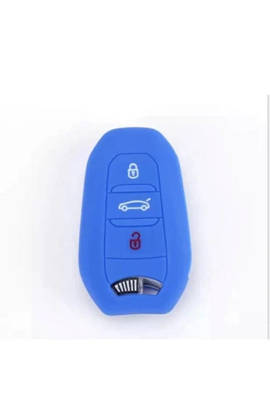 Citröen C5 Aircross Anahtar Koruma Kılıfı Anahtarsız Çaliştırma Logo Yeri Altta Olan Model Uyumlu - Resim 3