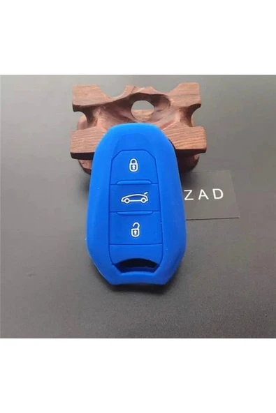 Peugeot 308 408 508 2008 3008 4008 5008 Rıfter Anahtar Kılıfı Mavi Anahtarsız Çalıştırma ürün görseli