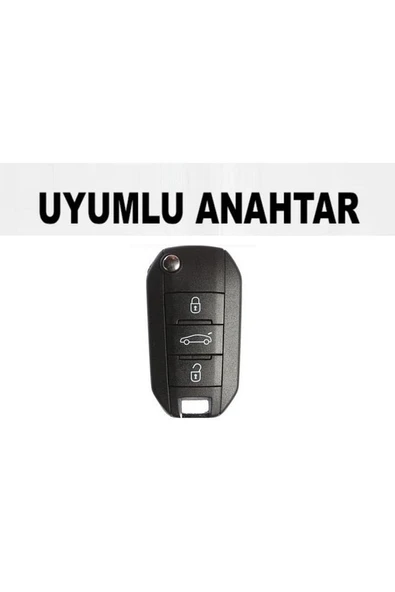 Peugeot 208 301 308 508 2008 3008 5008 Silikon Anahtar Kılıfı - Resim 2