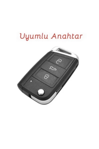 Volkswagen Polo Golf T-roc T-cross Passat Tiguan Anahtar Kılıfı Sustalı Model Yeni Kasa - Resim 2