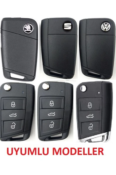 Volkswagen,skoda,seat Anahtar Kılıfı Silikon (OEM) - Resim 8