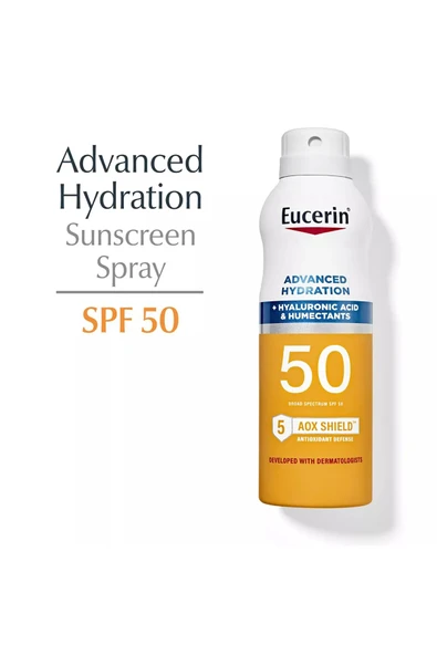 Eucerin Advanced Hydration SPF50 Güneş Koruyucu Sprey 170GR - 3