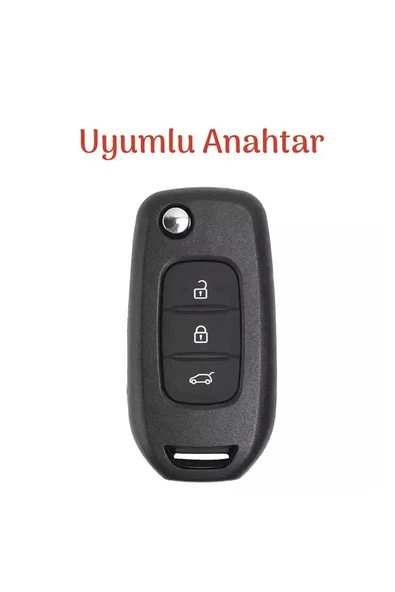 Renault Clio Megane Captur Kaleos Kadjar Talisman Anahtar Kılıfı - Resim 2
