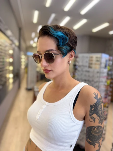 3556 C1 53 Dunlop Güneş Gözlüğü - Resim 9