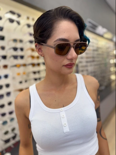 CUBA Pudra/Brown 55  Juliano Güneş Gözlüğü ürün görseli 1