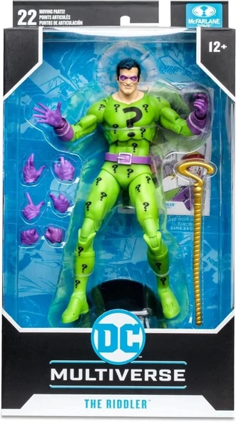 McFarlane Toys - DC Multiverse The Riddler 18 cm Aksiyon Figürü - Resim 10