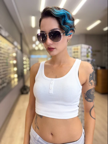 2477S 60 Black Güneş Gözlüğü - 6