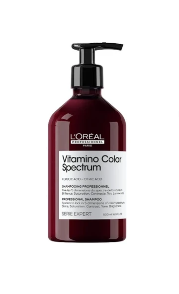 L'oreal Professionnel Vitamino Color Spectrum Boyalı Saçlar İçin Solma Karşıtı Şampuan 500 ml ürün görseli 1
