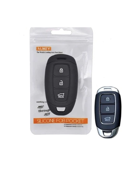 Kona I30 Ix35 Elentra Accent Sante Fe Anahtar Kılıfı Siyah Anahtarsız Çalıştırma ürün görseli