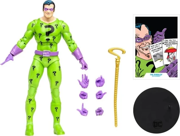 McFarlane Toys - DC Multiverse The Riddler 18 cm Aksiyon Figürü - Resim 5