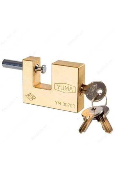 Yuma Kayar Milli Pirinç Asma Kilit 70 Mm - 1