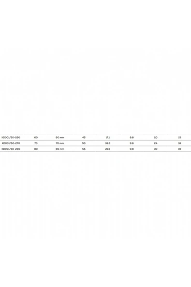 KALE Yatay Pirinç Asma Kilit (Sarı) 80Mm / Kd001/50-280 - Resim 2