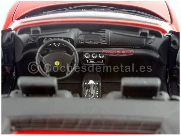 Hotwheels Elite 1:18 Ölçekli Ferrari F355 Kırmızı Araba - 5