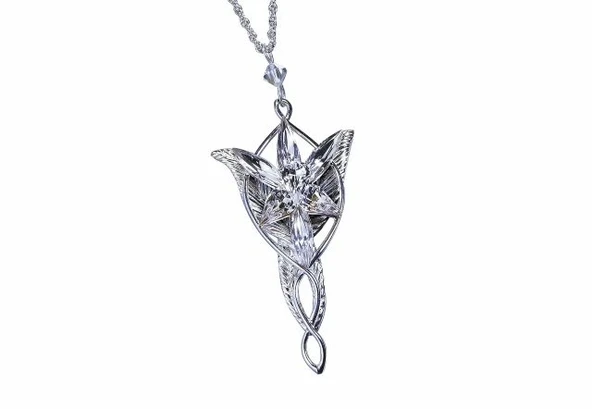 Noble Collection Arwen Evenstar Kolye Gümüş Kaplama