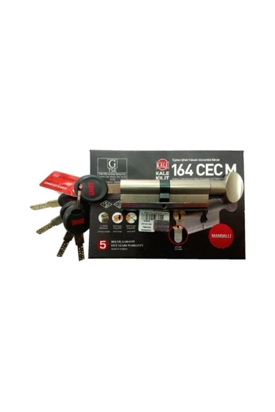 KALE 164 Cec M Mandallı Tüpten Şifreli Tokmaklı 68 Mm ürün görseli 1