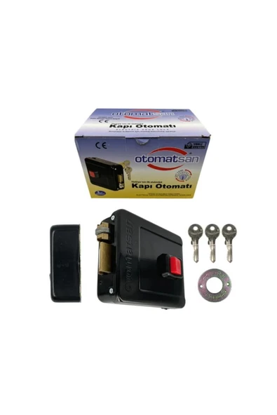 Otomatsan 52Mm Siyah Elektrikli Kapı Otomatı - Resim 3