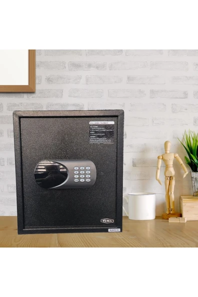 Yuma Ym-802-L Elektronik Şifreli Ve Anahtarlı Çelik Kasa - Resim 4
