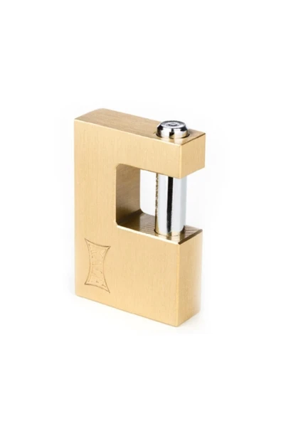 Kale Kilit Kale Yatay Prinç Asma Kilit (Sarı) 60Mm - Resim 2