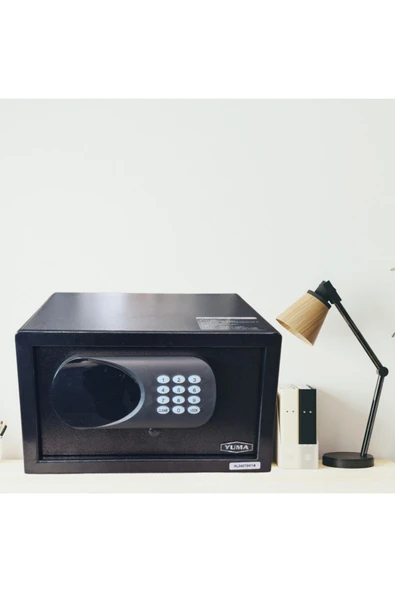 Yuma Ym-802-S Elektronik Şifreli Ve Anahtarlı Çelik Kasa ürün görseli 1