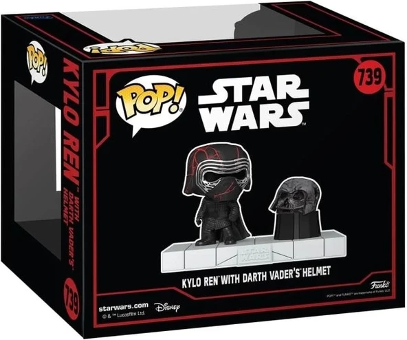 Funko Deluxe: Star Wars Darkside Kylo Ren Darth Vader Maske Figür - 3