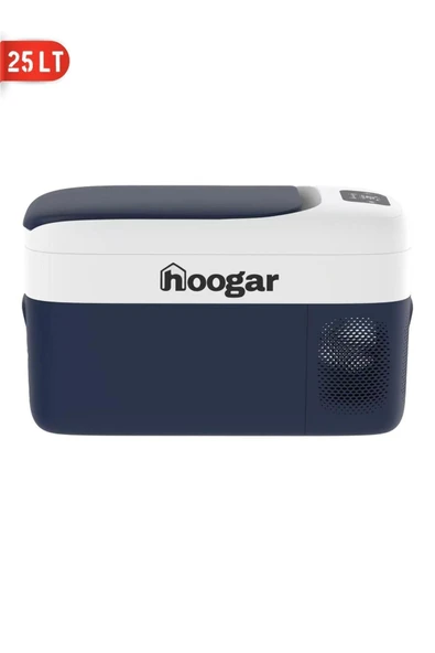 TAYTECH Hooger German 21-25 Lt Led Ekran Oto Karavan Tekne Tır Buzdolabı 12-24V -20 Hızlı Soğutma - 1
