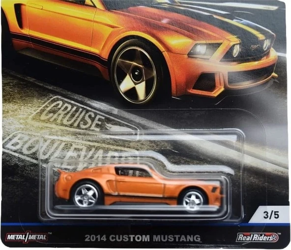 Hot Wheels Cruise Boulevard 2014 Özel Mustang Araba - 2