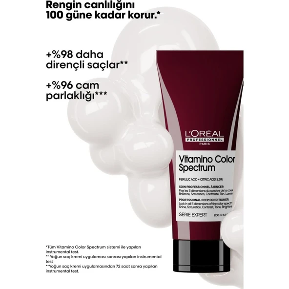 Vitamino Color Spectrum Boyalı Saçlar İçin Saç Kremi 200 ml - Resim 2