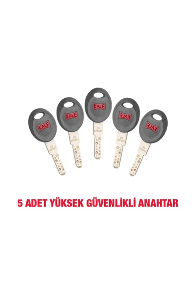 Kale Kilit 164 Cecm Mandallı Topuzlu (40 10 40) 90 Mm Kilit Göbeği-Nikel (Özel Ölçü) - Resim 4