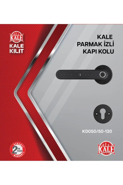 KALE Kd050/50-130 Parmak İzli Şifreli Kapı Kolu ürün görseli 1