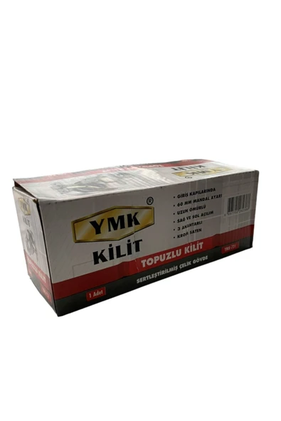 Yuma Ymk Topuzlu Kapı Kolu Kilidi- Otel Tipi Kapı Kolu Kilit - Resim 2