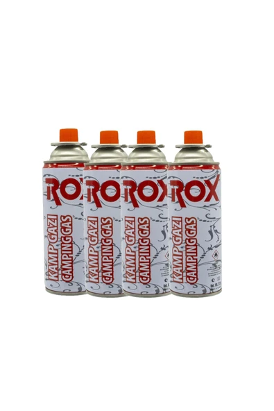 Rox Valfli Basınçlı Kamp Kartuşu 227 Gram 4 Adet ürün görseli 1