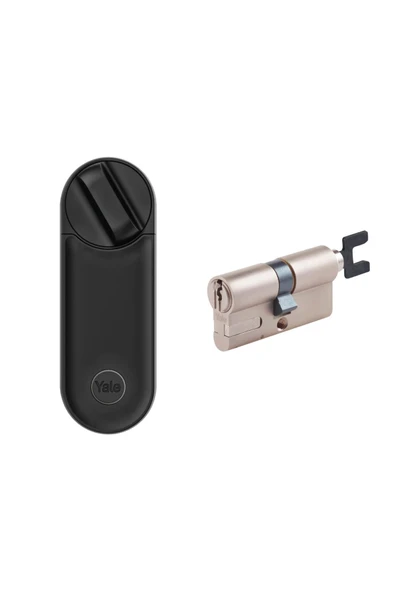 Yale Linus® Set - Akıllı Kilit L2 Siyah Ve Ayarlanabilir Silindir ürün görseli 1