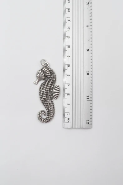 Denizatı Anahtarlık - Antik Gümüş Kaplama - Kadın Erkek - 4