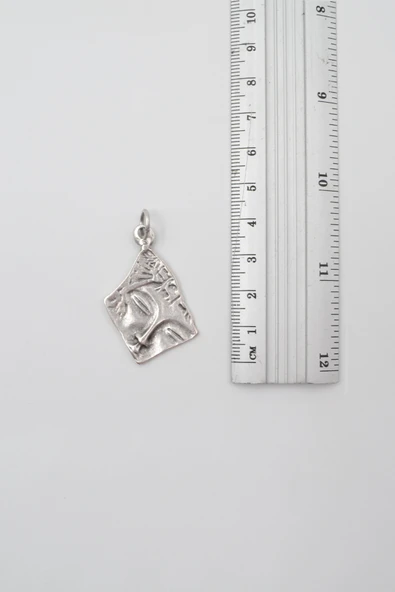 Yuyuyan Güzel Anahtarlık - Antik Gümüş Kaplama - Kadın Erkek - 4